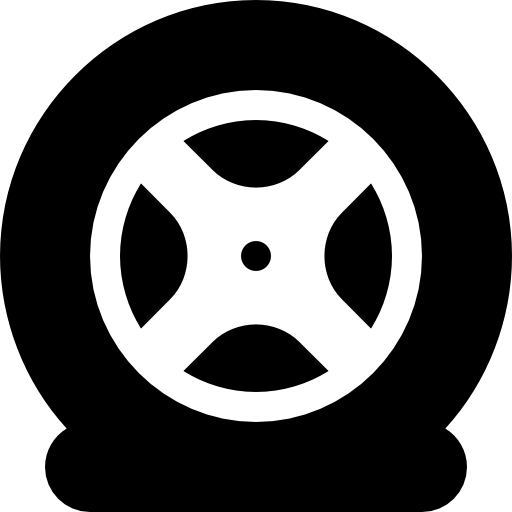 Ícone de Roda de Carro Furada